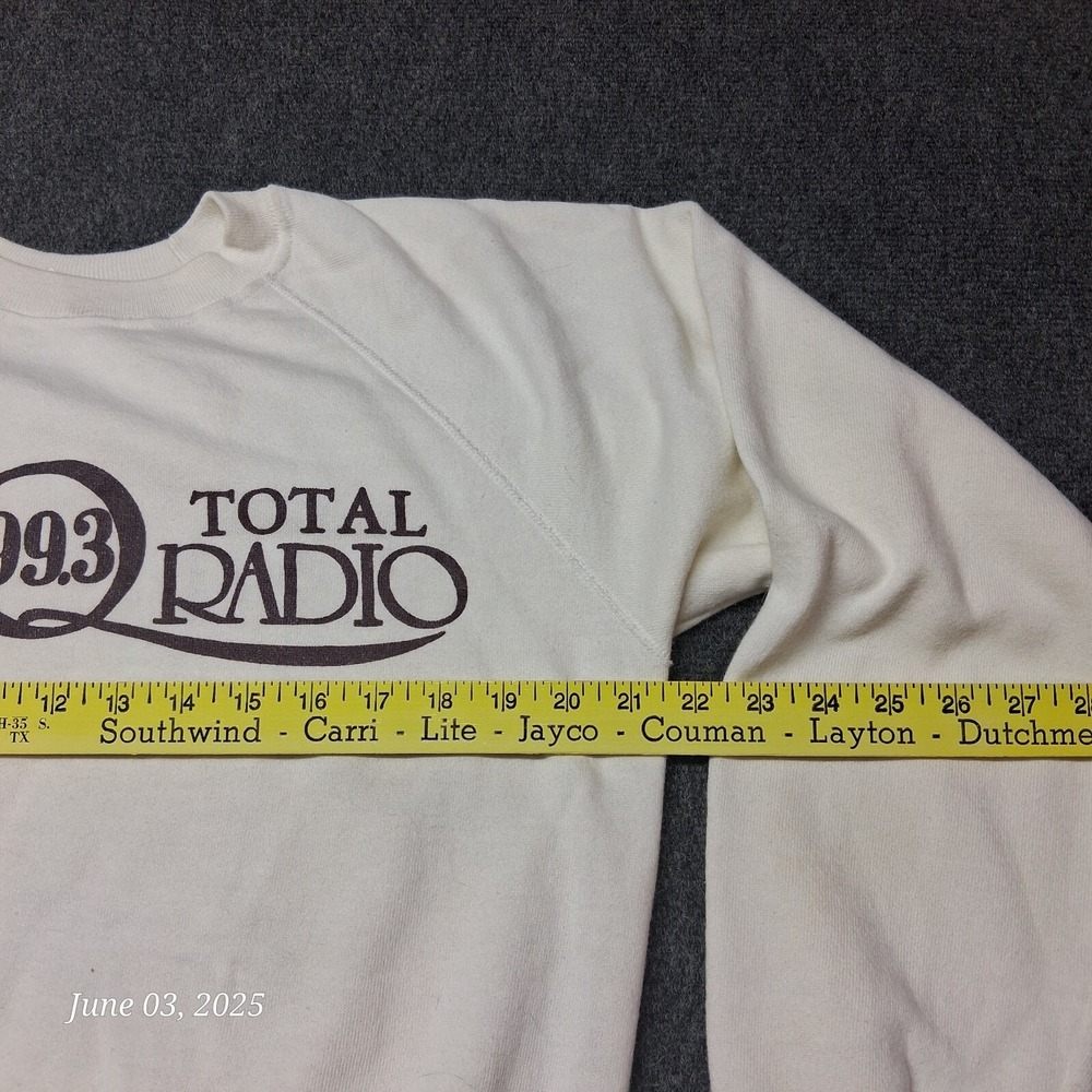Vintage KST 99.3 Total Radio Sweatshirt Adult Size XXL Hanes Made in USA 90s - Picture 4 of 8